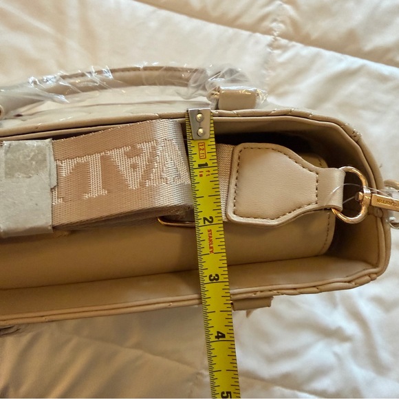 Valentino Orlandi Light Taupe Quilted Vegan Leather Hand Bag - NWT - Picture 14 of 14